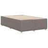 vidaXL Bedframe zonder matras 120x200 cm stof taupe