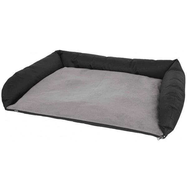 Kerbl Hondenmand voor in de auto 95x75x16 cm grijs en zwart 80584