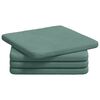 vidaXL Zitkussens 4 pcs Zeegroen 40 x 40 x 3 cm Fluweel
