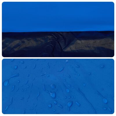 vidaXL Strandtent 2-persoons waterdicht snelontgrendeling azuurblauw