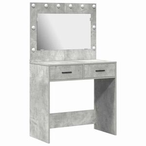vidaXL Plafondtafel Beton Grijs 78,5 x 41 x 135 cm Bewerkt hout