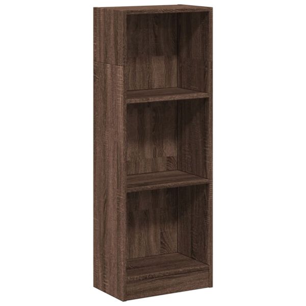 vidaXL Boekenkast 40x24x109 cm bewerkt hout bruin eikenkleurig