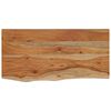 vidaXL Wandschap rechthoekig natuurlijke rand 60x30x3,8 cm acaciahout