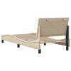 vidaXL Bedframe zonder matras "Hanko" 80x200 cm stof cr&egrave;mekleurig