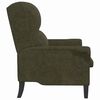 vidaXL Fauteuil Leger groen 76 x 94 x 102 cm Nep Leer