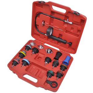 vidaXL Radiateur druktester 18-delig