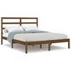 vidaXL Bedframe massief grenenhout honingbruin 140x200 cm