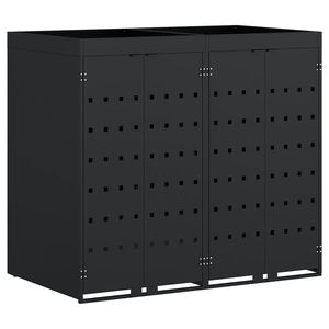 vidaXL Wieltjesbakopslag voor 6 bakken Antraciet 408 x 77,5 x 121,5 cm