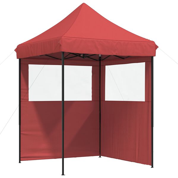 vidaXL Partytent Bordeauxrood 200 x 200 x 306 cm Oxford Stof
