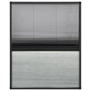 vidaXL Raamhor pliss&eacute; met verduistering 60x80 cm aluminium
