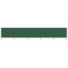 vidaXL Windscherm 5-panelen 600x160 cm stof groen