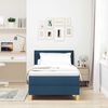 vidaXL Boxspringbed met matras met hoofdeinde Blauw 80 x 200 cm Stof