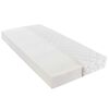 vidaXL Bed met matras stof lichtgrijs 160x200 cm