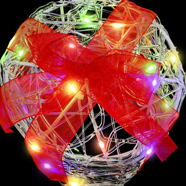 vidaXL Decoratie voor Geschenkdoos 3 pcs kleurrijk 20 x 20 x 21 cm