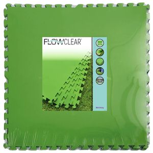 Bestway Flowclear Bodembeschermers 9 st 5,47 m&sup2; groen