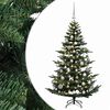 vidaXL Kunstkerstboom met kerstbal 120 cm 150 LED's Warmwit PE & PVC