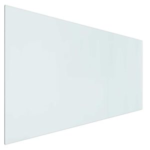 vidaXL Vuurplaats Glazen Plaat Transparant 120 x 60 cm Glas