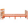 vidaXL Bedframe zonder matras massief grenenhout wasbruin 150x200 cm