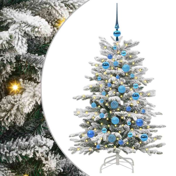 vidaXL Kunstmatige Inklapbare Kerstboom Wit 120 cm PE en PVC