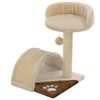 vidaXL Kattenkrabpaal met sisal krabpaal 40 cm beige en bruin