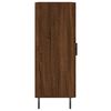 vidaXL Dressoir 34,5x34x90 cm bewerkt hout bruin eikenkleur
