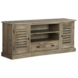 vidaXL Tv-meubel 145x35x60 cm massief mindihout