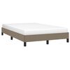 vidaXL Bedframe zonder matras 120x200 cm stof taupe