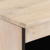 vidaXL Bijzetkast 60x33x75 cm massief mangohout