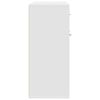 vidaXL Dressoir 88x30x70 cm bewerkt hout wit