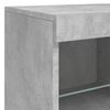 vidaXL Dressoir met LED-verlichting 81x37x67 cm betongrijs