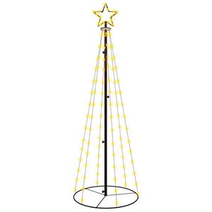 vidaXL Kegelkerstboom 108 LED's 70x180 cm warmwit
