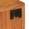 vidaXL Nachtkastje Bruin 35 x 33 x 48 cm Massief Hout Acacia