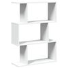 vidaXL Kamerverdeler Boekenkast 3-laags Wit 70x24x97 cm Bewerkt Hout