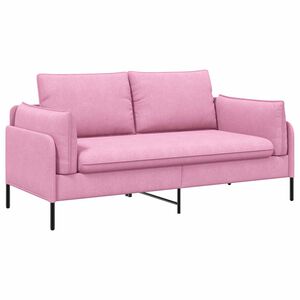vidaXL 2-Zits Sofa Roze 188 x 81 x 89 cm Stof
