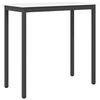 vidaXL Bartafel Wit 110 x 55 x 105 cm Massief grenenhout
