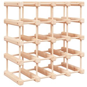 vidaXL Wijnrek voor 20 flessen 46,5x23x46,5 cm massief grenenhout