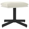 vidaXL Voetenbank 60x60x36 cm fluweel cr&egrave;mewit
