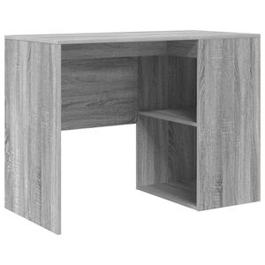 vidaXL Bureau Grijs Sonoma Bewerkt hout 102 x 50 x 75 cm