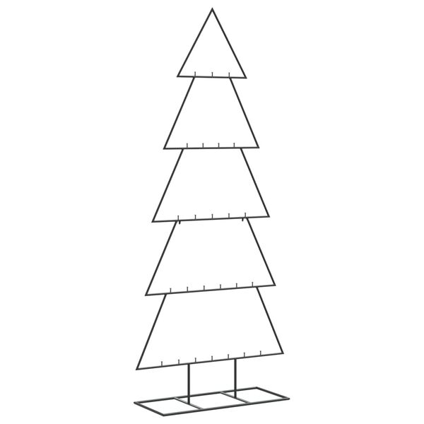 vidaXL Kerstdecoratie kerstboom 150 cm metaal zwart