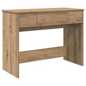 vidaXL Cosmetische Tafel Artisan Eiken 100 x 45 x 76 cm