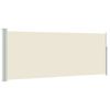 vidaXL Windscherm uittrekbaar 117x314 cm cr&egrave;me