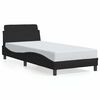 vidaXL Bedframe Dover zwart 90x190 cm stof