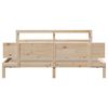 vidaXL Bedframe met hoofdbord massief grenenhout 180x200 cm