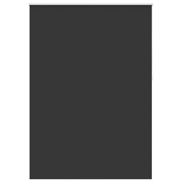 vidaXL Rolgordijn verduisterend 140 x 230 cm zwart