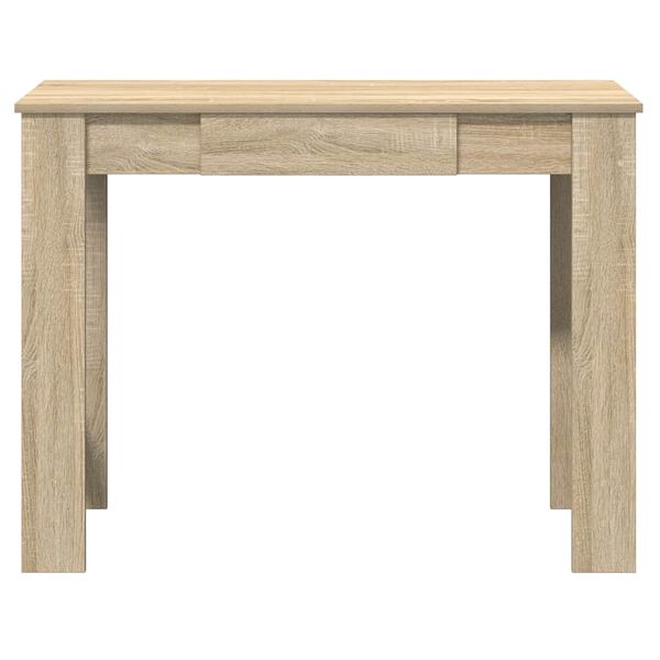 vidaXL Bureau 100x45x75 cm bewerkt hout sonoma eikenkleurig