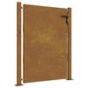vidaXL Poort 100x125 cm cortenstaal