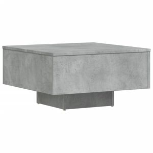 vidaXL Salontafel 60x60x31,5 cm bewerkt hout betongrijs