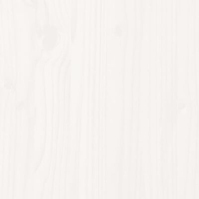 vidaXL Tuinbijzettafel 40x38x28,5 cm massief grenenhout wit