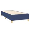 vidaXL Boxspring met matras stof blauw 80x200 cm