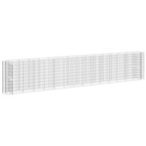 vidaXL Gabion plantenbak verhoogd 540x50x100 cm gegalvaniseerd ijzer